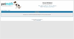Desktop Screenshot of forum.petmail.com.br
